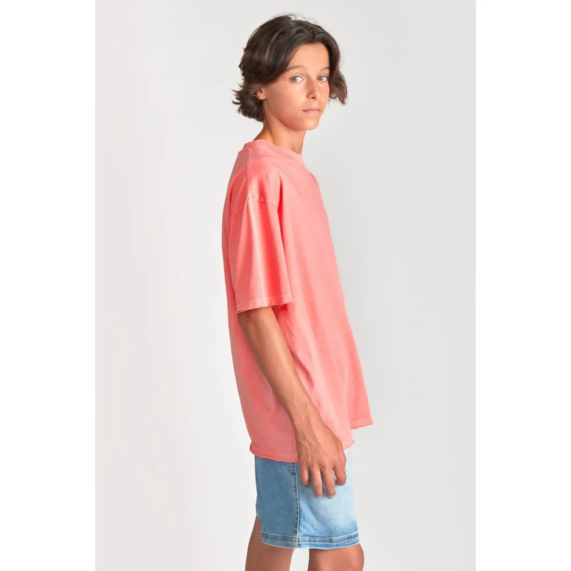 Tee-Shirt HYACIBO saumon | 3 Suisses
