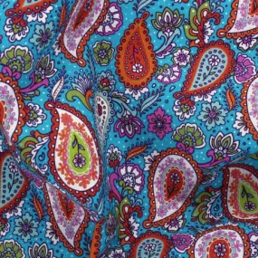 Tissu coton Pepsy Paisley