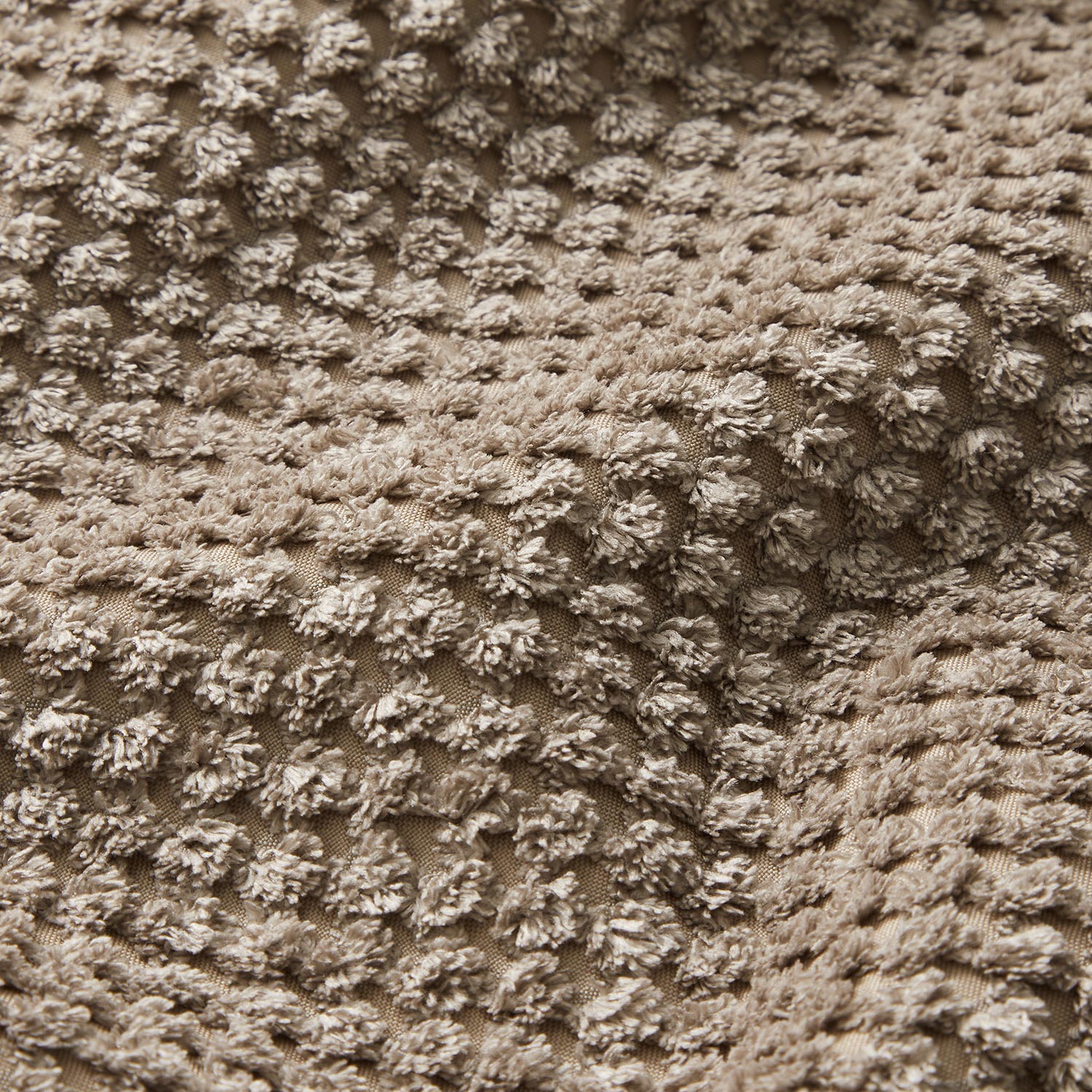 Tissu de revêtement motif texturé doux – taupe