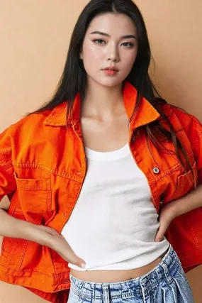 Veste en Jean Décontractée et Confortable Aline