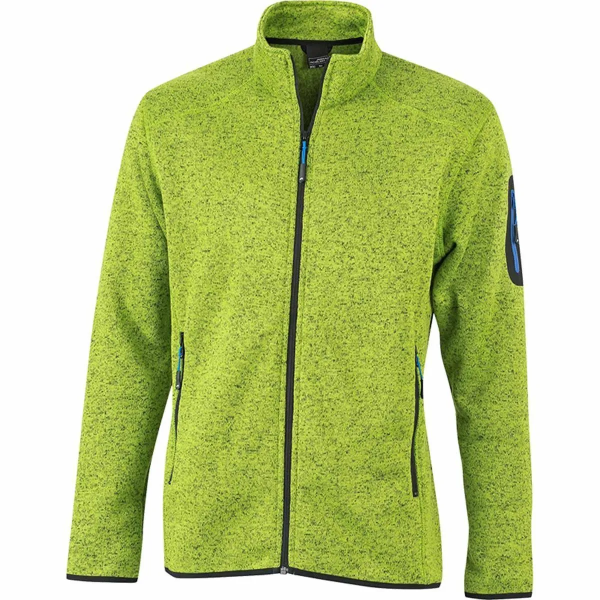 Veste zippée polaire - homme - JN762 - vert kiwi 