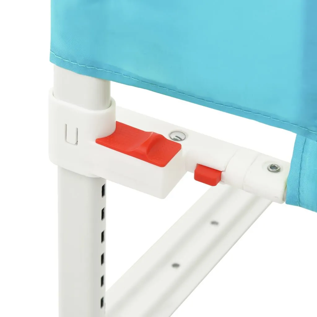 vidaXL Barrière de sécurité de lit enfant Bleu 90x25 cm Tissu | vidaxl-fr